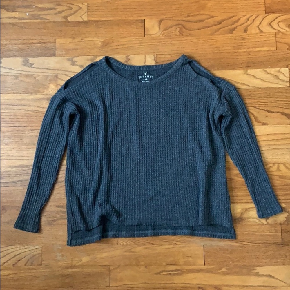 American Eagle Soft&Sexy Open Shoulder Sweater